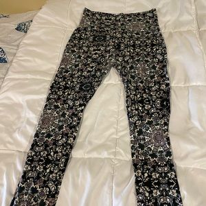 Floral printed leggings